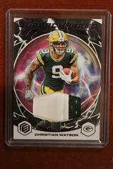 Christian Watson [Xenon] Football Cards 2022 Panini Elements Supercharged Prices