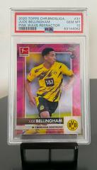 Jude Bellingham [Pink Wave Refractor] Soccer Cards 2020 Topps Chrome Bundesliga Prices
