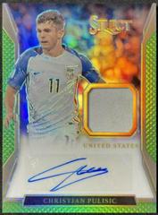 Christian Pulisic [Neon Green] #JA-CP Soccer Cards 2016 Panini Select Jersey Autographs Prices