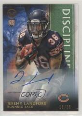 Jeremy Langford [Autograph Discipline] Football Cards 2015 Topps Valor Prices