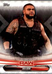 Akam Wrestling Cards 2019 Topps WWE RAW Prices