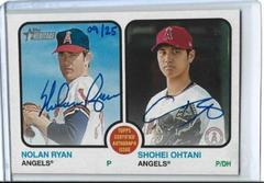 Nolan Ryan, Shohei Ohtani Baseball Cards 2022 Topps Heritage Real One Dual Autographs Prices