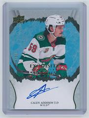 Calen Addison Hockey Cards 2021 Upper Deck Ice Exquisite Collection Rookie Signatures Prices
