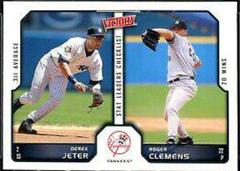 Derek Jeter, Roger Clemens [Gold] #233 Baseball Cards 2002 Upper Deck Victory Prices