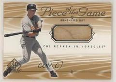 Cal Ripken Jr. #CR Baseball Cards 2001 SP Game Bat Piece of the Game Prices
