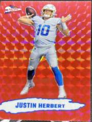 Justin Herbert [Red] Football Cards 2022 Panini Zenith 1992 Pacific Prices