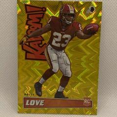 Bryce Love [Gold] #K-BL2 Football Cards 2019 Panini Absolute Kaboom Prices
