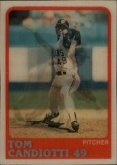 Tom Candiotti #37 Baseball Cards 1988 Sportflics Prices