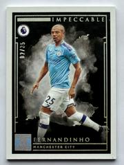 Fernandinho #42 Soccer Cards 2019 Panini Impeccable Premier League Prices