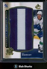 Bo Horvat #NN-BH Hockey Cards 2020 Upper Deck The Cup Notable Nameplates Patch Prices
