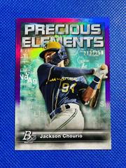 Jackson Chourio [Purple] #PE-18 Baseball Cards 2023 Bowman Platinum Precious Elements Prices
