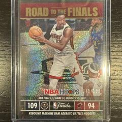 Bam Adebayo #6 Basketball Cards 2023 Panini Hoops Road to the Finals NBA Championship Prices