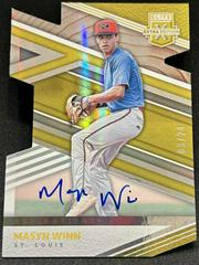 Masyn Winn [Aspirations Die Cut Gold Signature] #54 Baseball Cards 2020 Panini Elite Extra Edition Prices