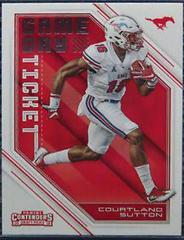 Courtland Sutton #7 Football Cards 2018 Panini Contenders Draft Picks Game Day Ticket Prices