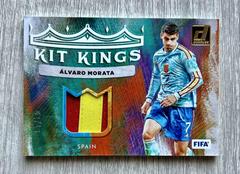 Alvaro Morata [Gold] Soccer Cards 2022 Panini Donruss Kit Kings Prices