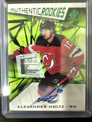 Alexander Holtz [Green Autograph Tag] Hockey Cards 2021 SP Game Used Prices