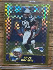 Troy Brown [Gold Xfractor] Football Cards 2003 Topps Chrome Prices