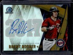 Brent Rooker [Gold Refractor] #C17A-BR Baseball Cards 2017 Bowman Draft Class of Autographs Prices