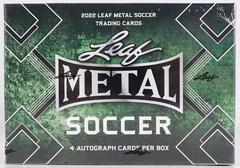 Hobby Box Soccer Cards 2022 Leaf Metal Autographs Prices