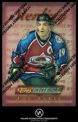 Joe Sakic [Refractor w/ Coating] #15 Hockey Cards 1995 Finest Prices