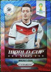 Mesut Ozil [Red White Blue Power Plaid] Soccer Cards 2014 Panini Prizm World Cup Stars Prices