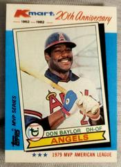 Don Baylor #35 Baseball Cards 1982 Kmart Prices
