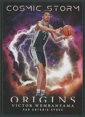 Victor Wembanyama #14 Basketball Cards 2023 Panini Origins Cosmic Storm Prices