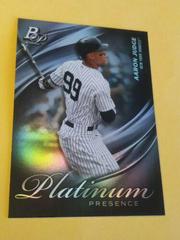 Aaron Judge #PP-19 Baseball Cards 2019 Bowman Platinum Presence Prices