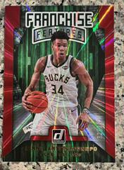 Giannis Antetokounmpo [Red Laser] #14 Basketball Cards 2019 Panini Donruss Franchise Features Prices