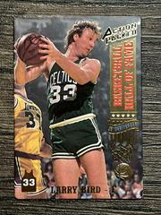 Larry Bird [24 Kt Gold] #19G Basketball Cards 1993 Action Packed Hall of Fame Prices