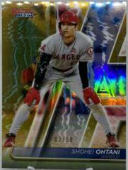 Shohei Ohtani [Gold Refractor] Baseball Cards 2020 Bowman's Best Prices