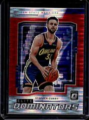 Stephen Curry [Red Pulsar] #2 Basketball Cards 2021 Panini Donruss Optic Elite Dominators Prices