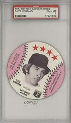 Dave Kingman Baseball Cards 1977 Detroit Caesars Discs Prices