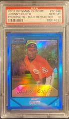 Johnny Cueto [Blue Refractor] Baseball Cards 2007 Bowman Chrome Prospects Prices