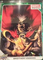 Brother Voodoo [Green Crackle] #33 Marvel 2023 Upper Deck Platinum Prices