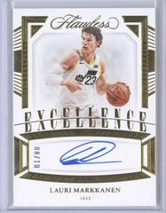 Lauri Markkanen [Gold] #1 Basketball Cards 2022 Panini Flawless Autograph Prices