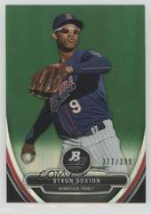 Byron Buxton [Green Refractor] #19 Baseball Cards 2013 Bowman Platinum Chrome Prospects Prices