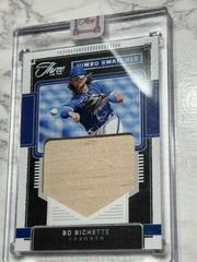 Bo Bichette [Silver] Baseball Cards 2022 Panini Three and Two Jumbo Swatches Prices
