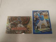 Jackson Chourio [Blue] Baseball Cards 2023 Panini Donruss Unleashed Prices
