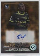 Fatawu Issahaku [Orange Prism] #CA-FI Soccer Cards 2022 Stadium Club Chrome UEFA Competitions Autographs Prices