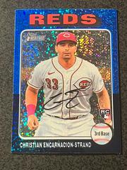 Christian Encarnacion-Strand [Blue Sparkle Refractor] #182 Baseball Cards 2024 Topps Heritage Chrome Prices