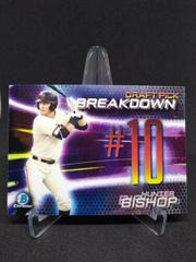 Hunter Bishop #BSB-HB Baseball Cards 2019 Bowman Draft Chrome Pick Breakdown Prices