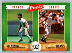 Don Mattingly, Will Clark #11 Baseball Cards 1992 French's Prices