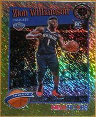 Zion Williamson [Gold Shimmer] Basketball Cards 2019 Panini Hoops Premium Stock Prices