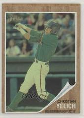 Christian Yelich [Green Tint] Baseball Cards 2011 Topps Heritage Minor League Edition Prices