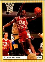 Byron Wilson #103 Basketball Cards 1993 Classic Prices