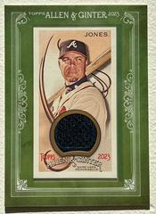 Chipper Jones #MFR-CJ Baseball Cards 2023 Topps Allen & Ginter Mini Framed Relics Prices