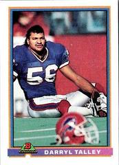 Darryl Talley Football Cards 1991 Bowman Prices