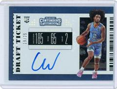 Coby White [Autograph Draft] Basketball Cards 2019 Panini Contenders Draft Picks Prices
