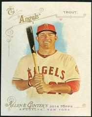 Mike Trout #101 Baseball Cards 2014 Topps Allen & Ginter Prices